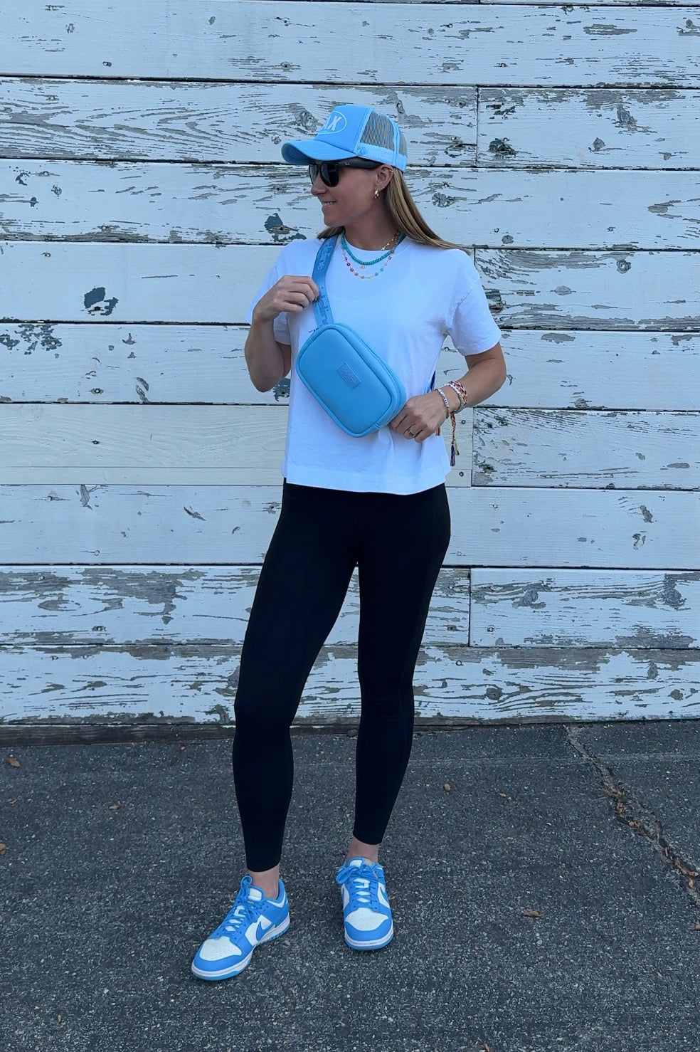 The Jamie Crossbody - Carolina Blue