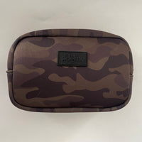 sideline bag make up bag jewelry holder camo front view