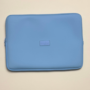 15" zippered laptop sleeve in Carolina blue from Sideline Bags.